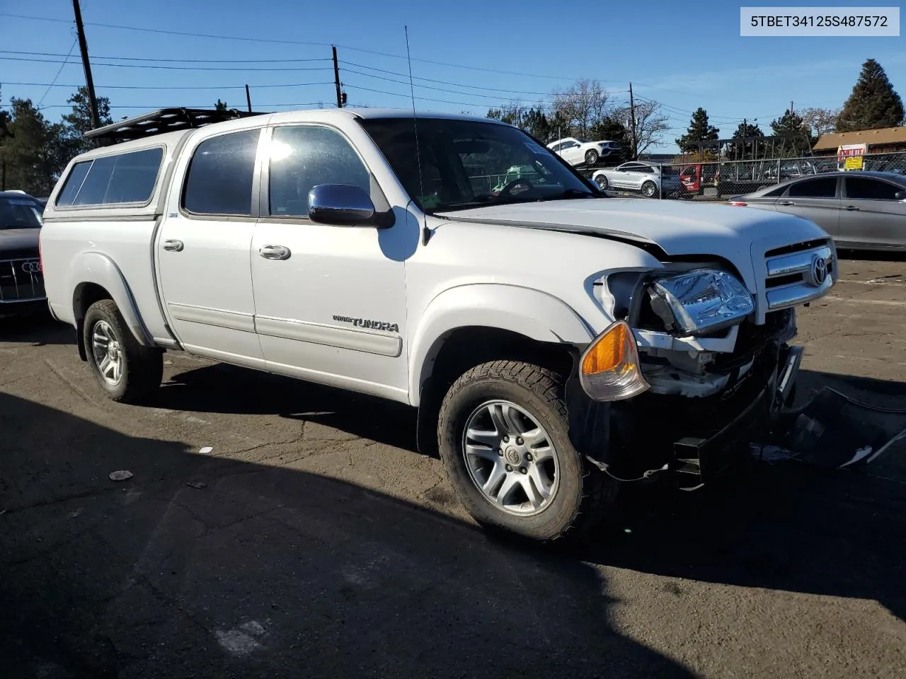 2005 Toyota Tundra Double Cab Sr5 VIN: 5TBET34125S487572 Lot: 80129514