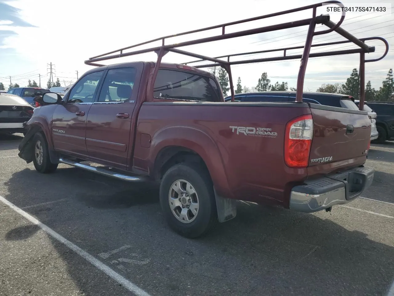 2005 Toyota Tundra Double Cab Sr5 VIN: 5TBET34175S471433 Lot: 80246034