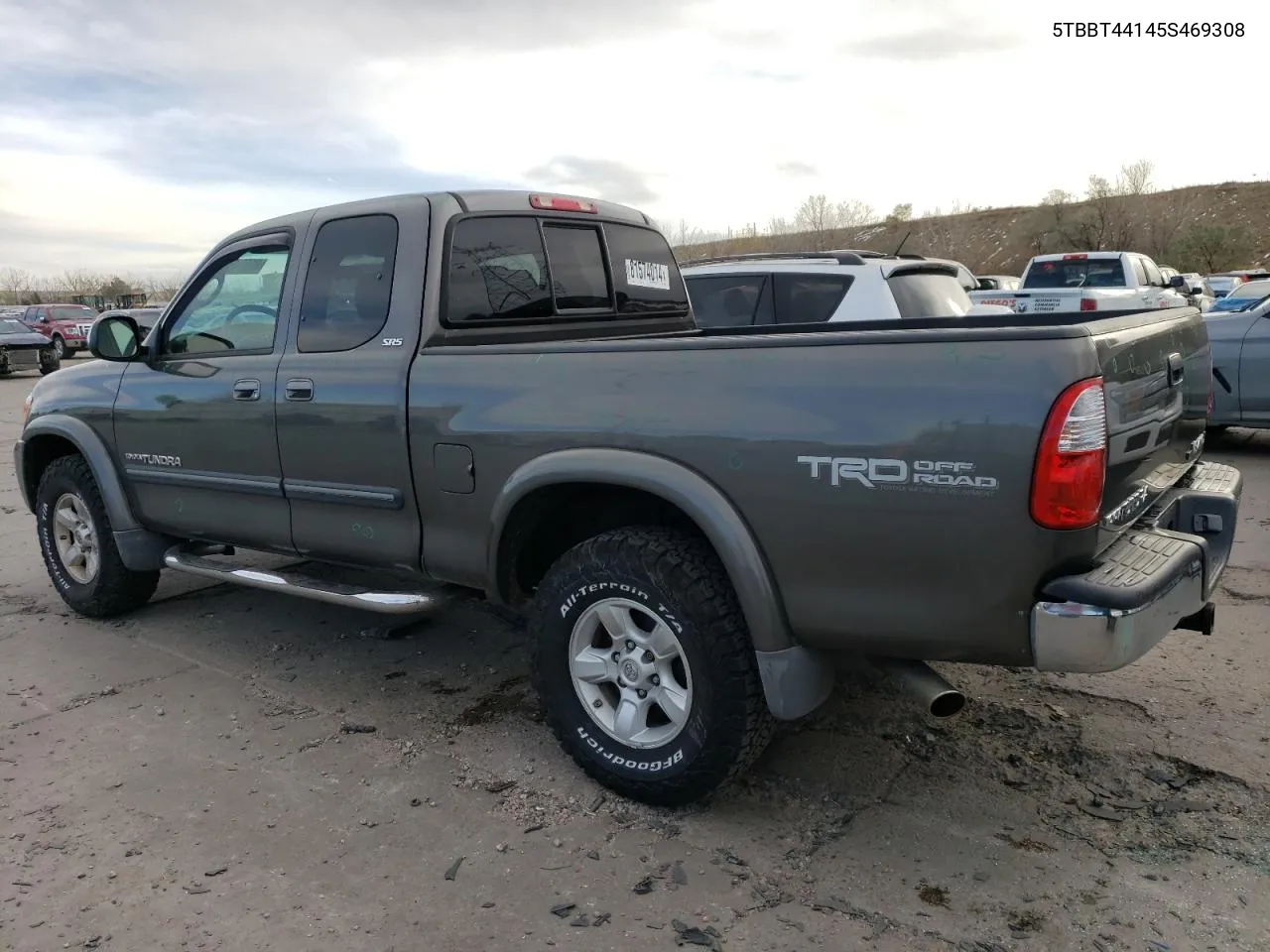 2005 Toyota Tundra Access Cab Sr5 VIN: 5TBBT44145S469308 Lot: 81574014