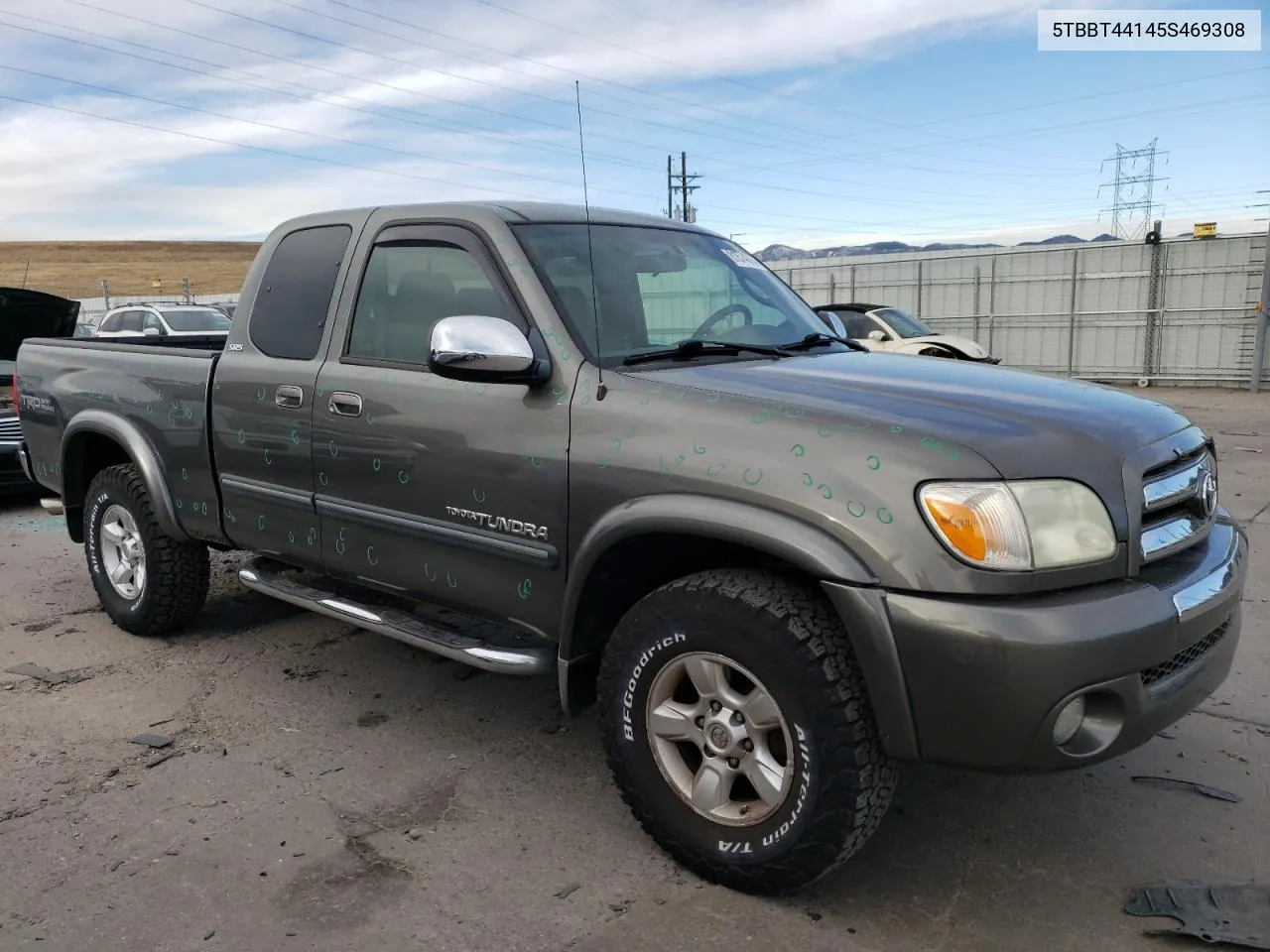 2005 Toyota Tundra Access Cab Sr5 VIN: 5TBBT44145S469308 Lot: 81574014