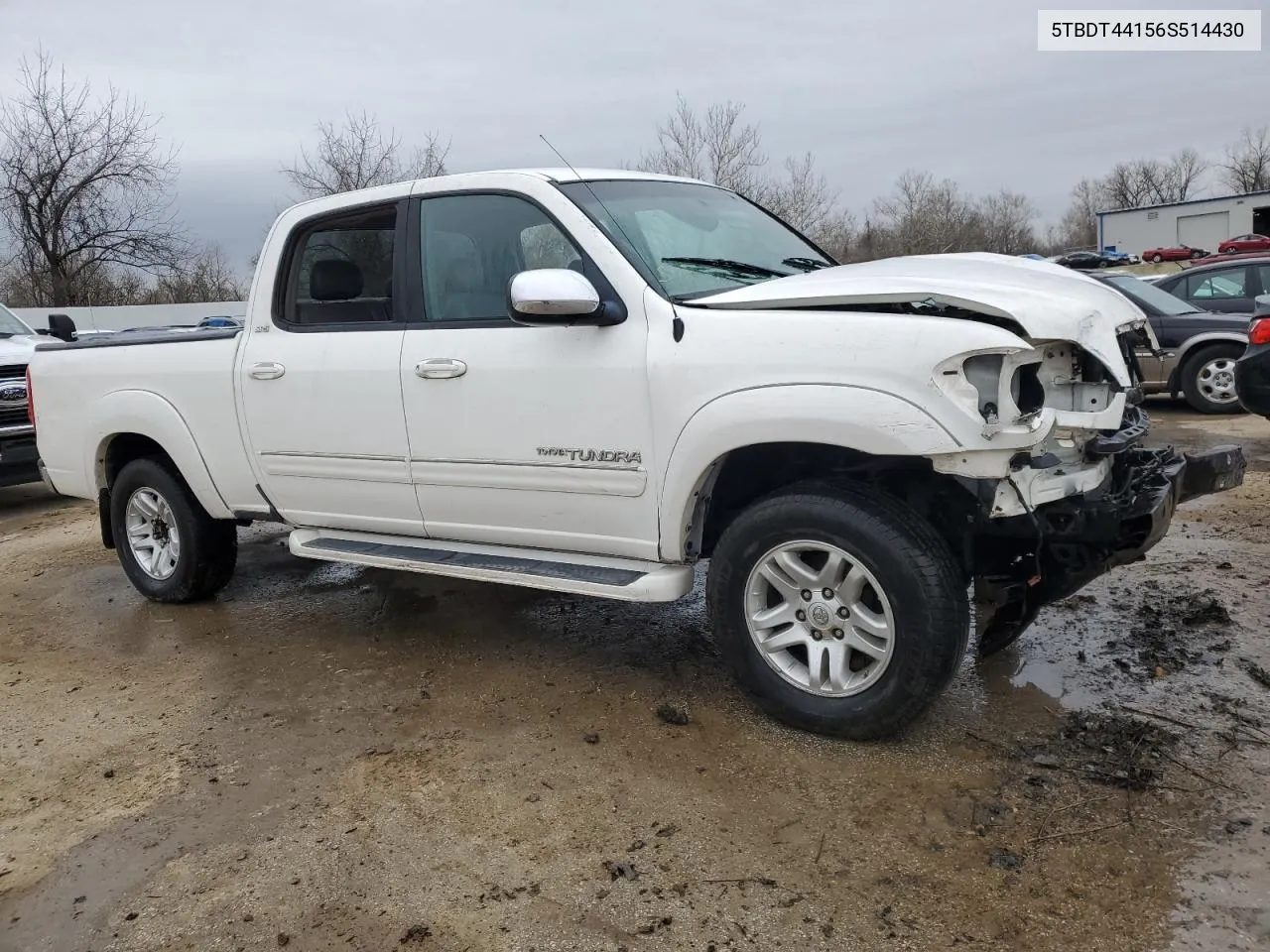 2006 Toyota Tundra Double Cab Sr5 VIN: 5TBDT44156S514430 Lot: 43230963