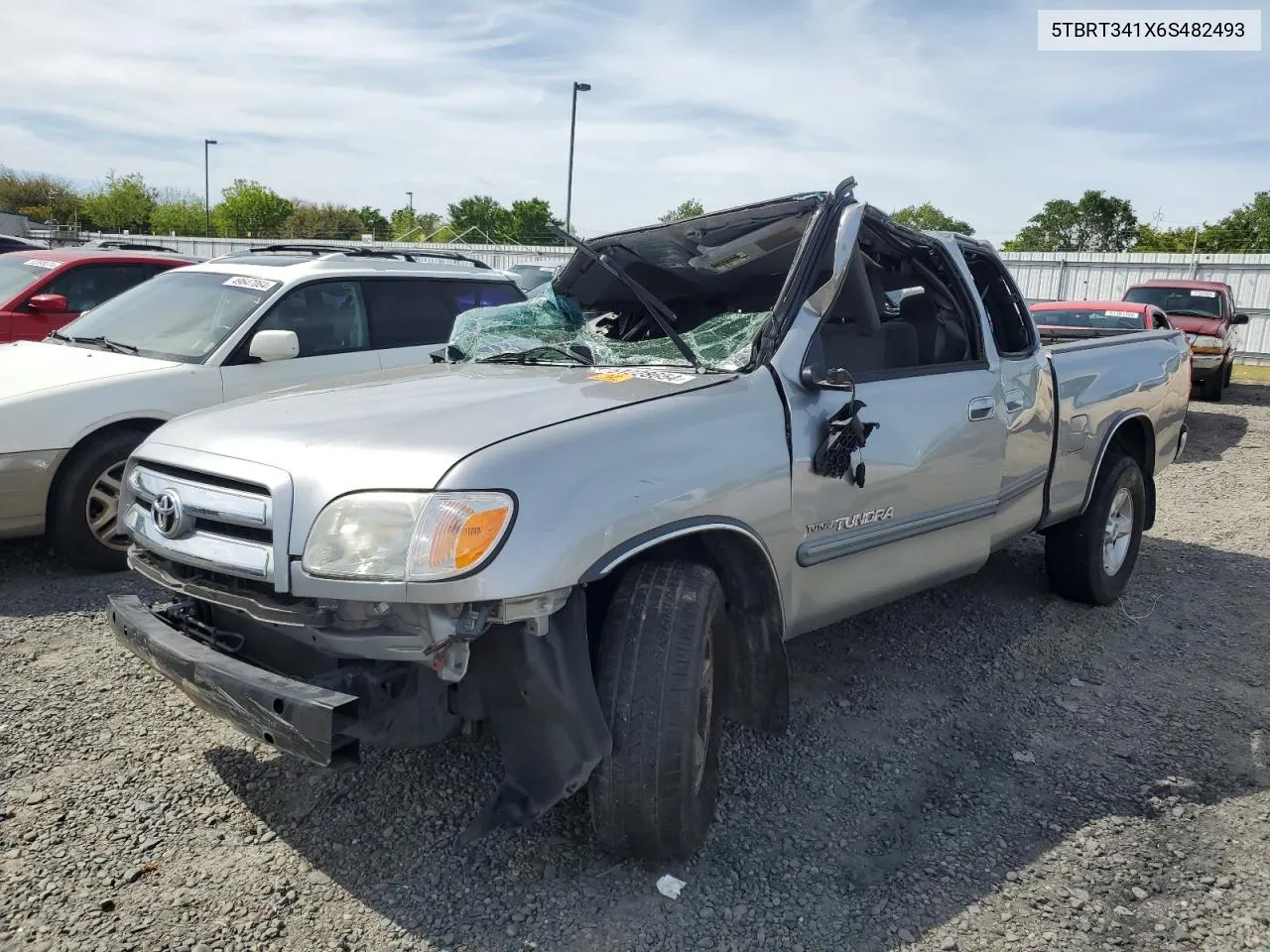 2006 Toyota Tundra Access Cab Sr5 VIN: 5TBRT341X6S482493 Lot: 51228654