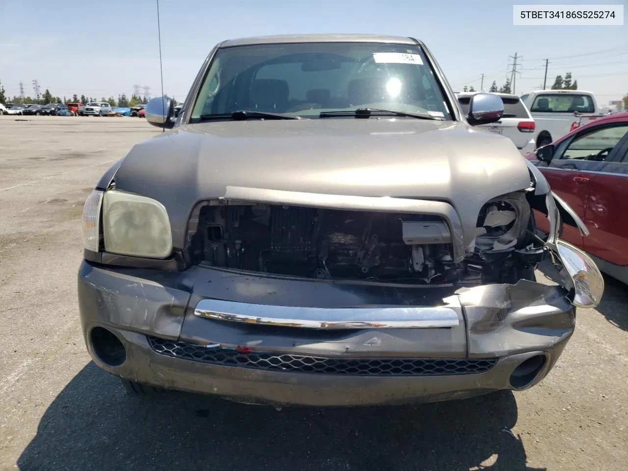 2006 Toyota Tundra Double Cab Sr5 VIN: 5TBET34186S525274 Lot: 56078484