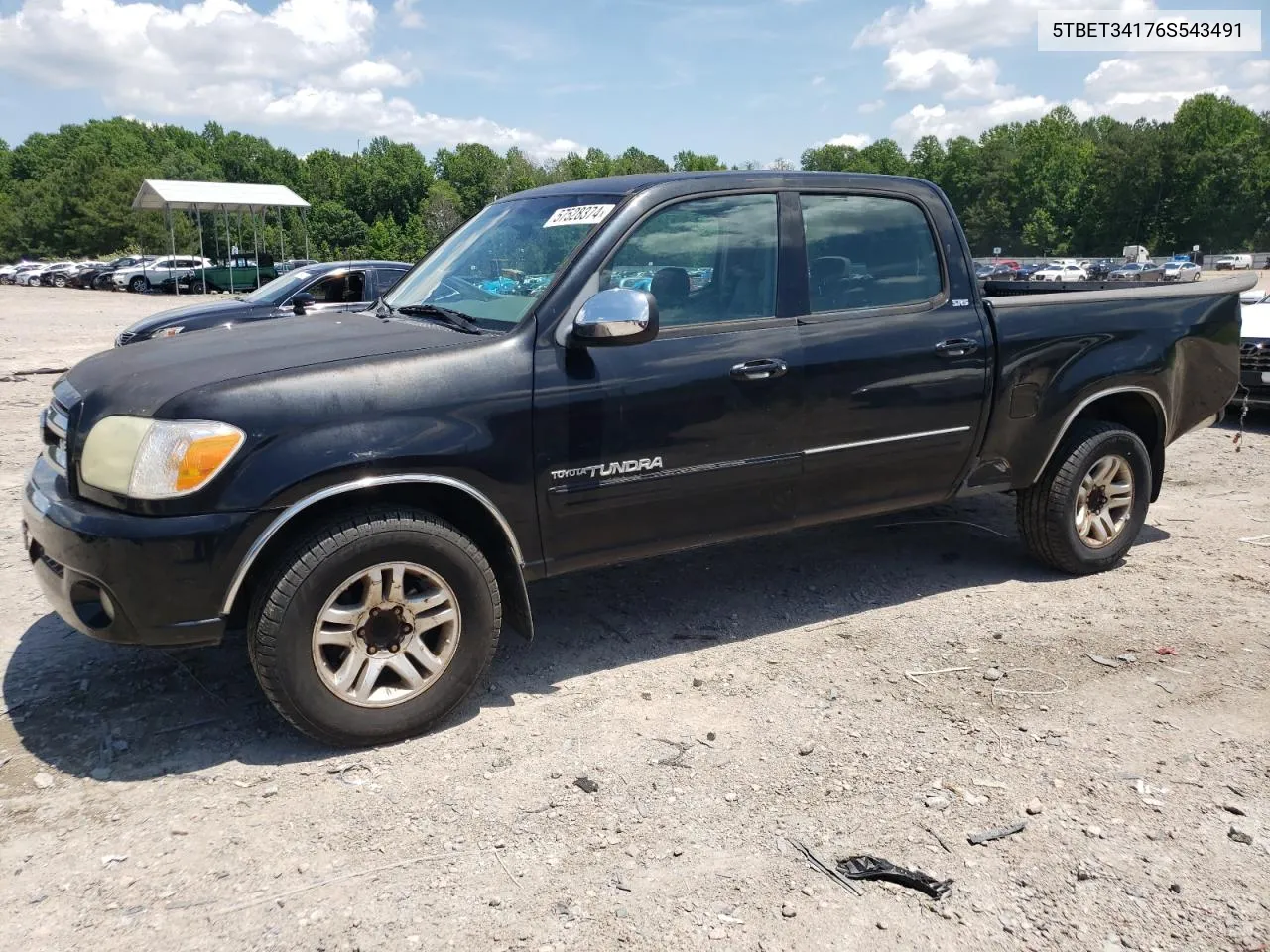 2006 Toyota Tundra Double Cab Sr5 VIN: 5TBET34176S543491 Lot: 57528374