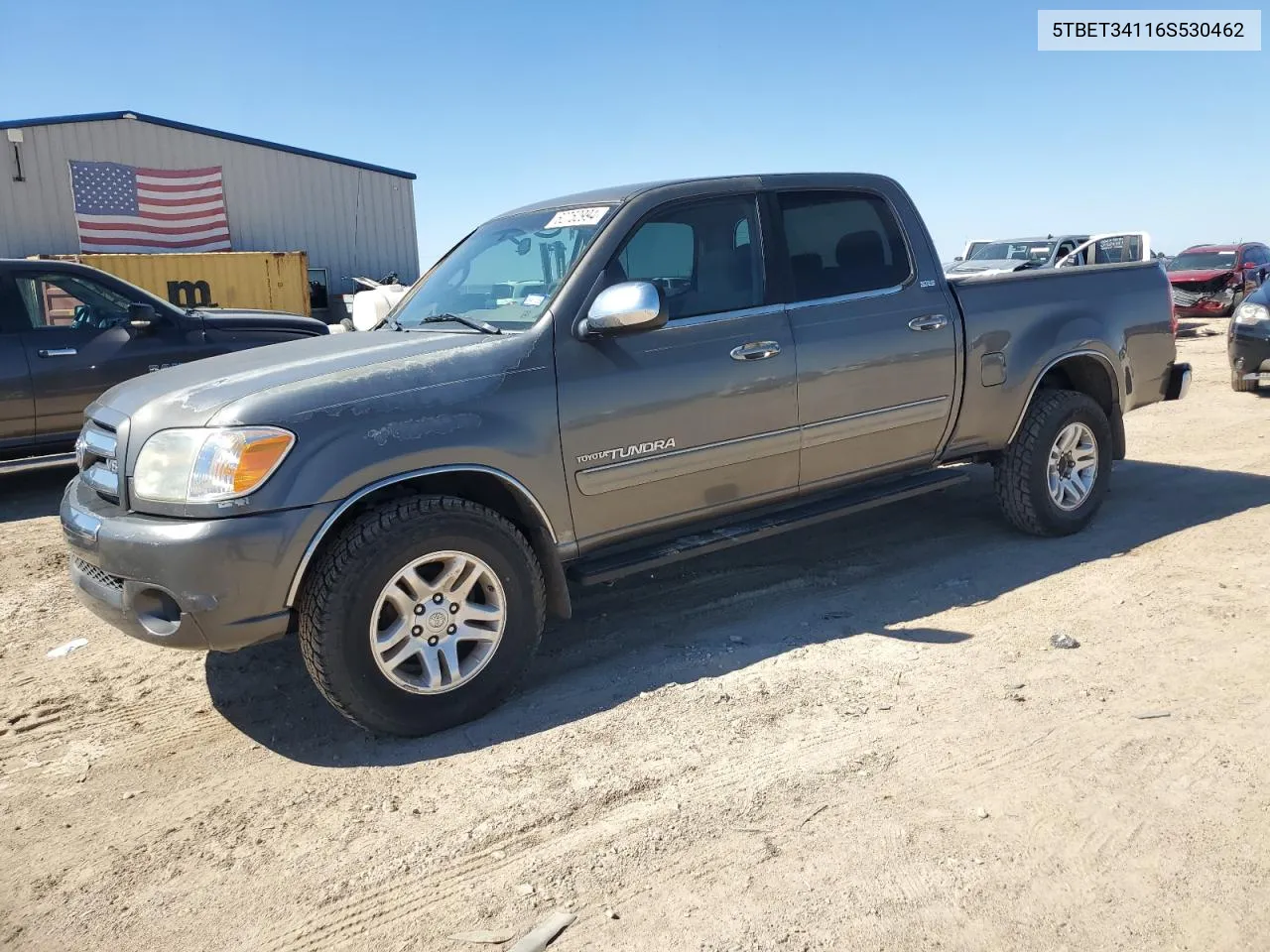 2006 Toyota Tundra Double Cab Sr5 VIN: 5TBET34116S530462 Lot: 62752994