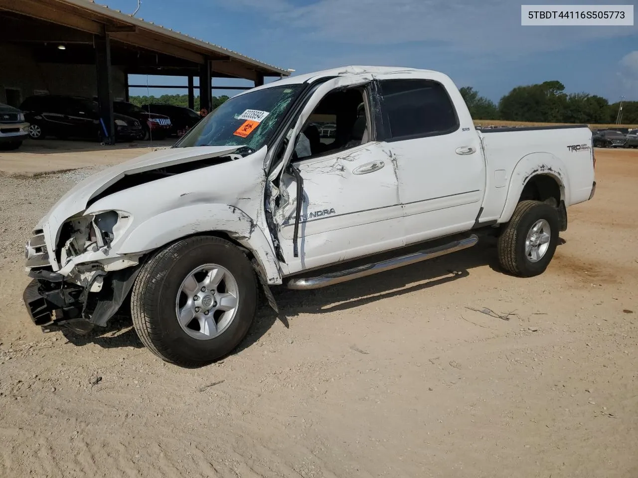 2006 Toyota Tundra Double Cab Sr5 VIN: 5TBDT44116S505773 Lot: 63335894