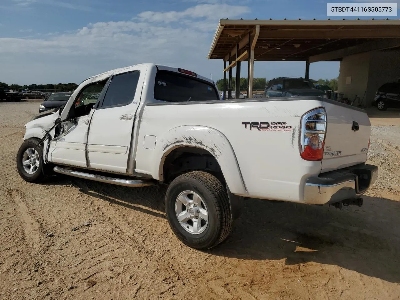 2006 Toyota Tundra Double Cab Sr5 VIN: 5TBDT44116S505773 Lot: 63335894