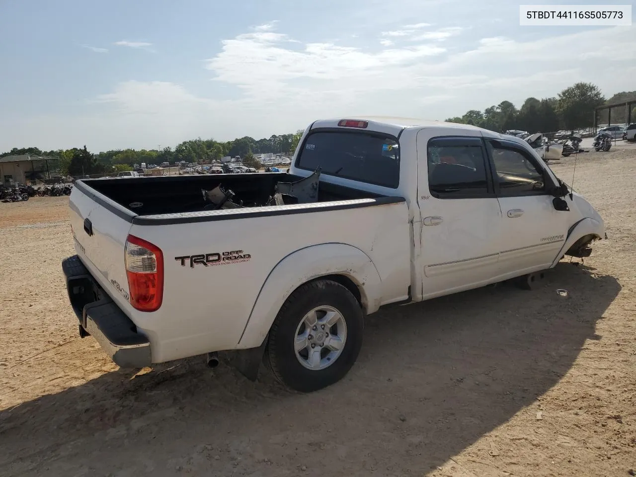 2006 Toyota Tundra Double Cab Sr5 VIN: 5TBDT44116S505773 Lot: 63335894