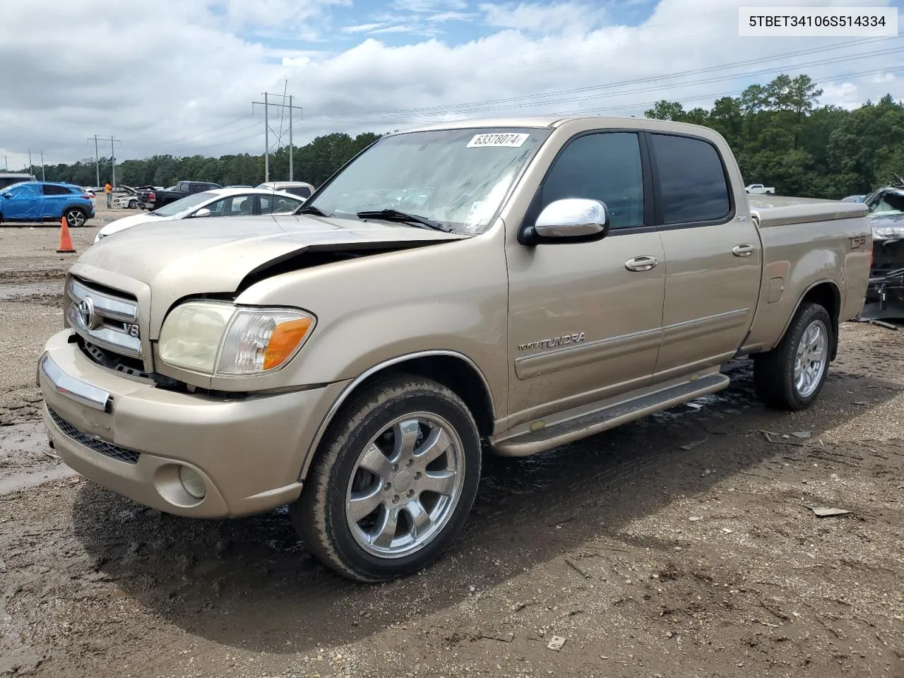 5TBET34106S514334 2006 Toyota Tundra Double Cab Sr5