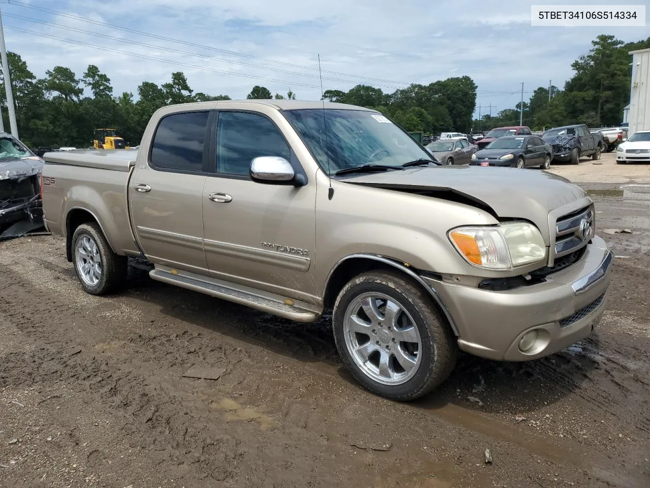 5TBET34106S514334 2006 Toyota Tundra Double Cab Sr5