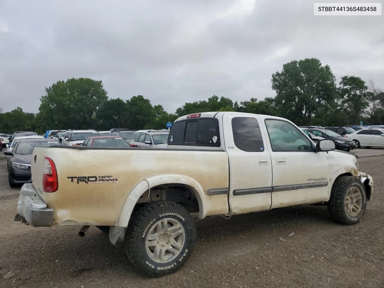 2006 Toyota Tundra Access Cab Sr5 VIN: 5TBBT44136S483458 Lot: 64484634