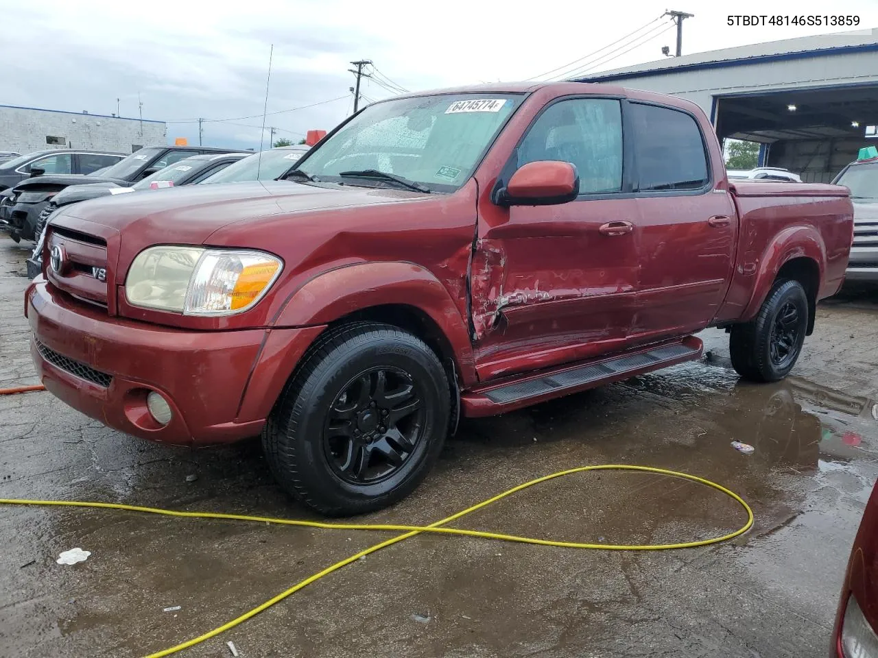 2006 Toyota Tundra Double Cab Limited VIN: 5TBDT48146S513859 Lot: 64745774