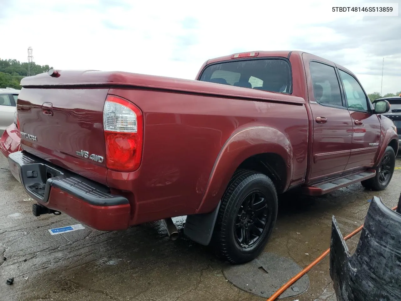 2006 Toyota Tundra Double Cab Limited VIN: 5TBDT48146S513859 Lot: 64745774