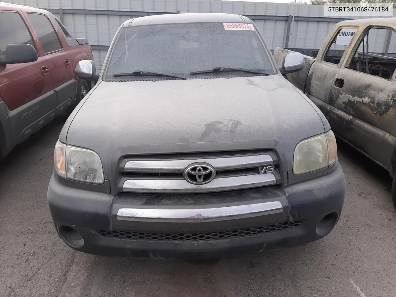 2006 Toyota Tundra Access Cab Sr5 VIN: 5TBRT34106S476184 Lot: 65868574