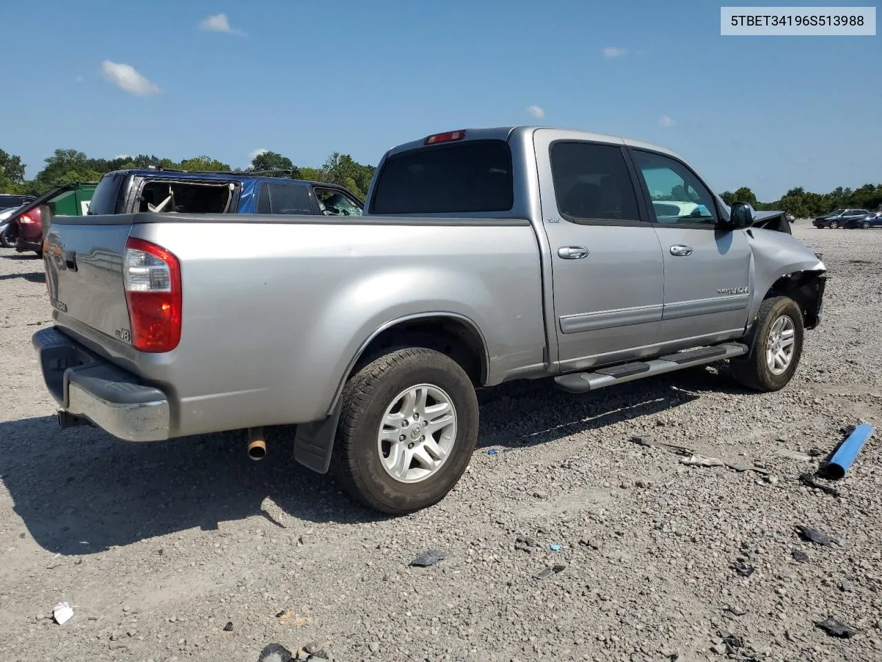 2006 Toyota Tundra Double Cab Sr5 VIN: 5TBET34196S513988 Lot: 66037774