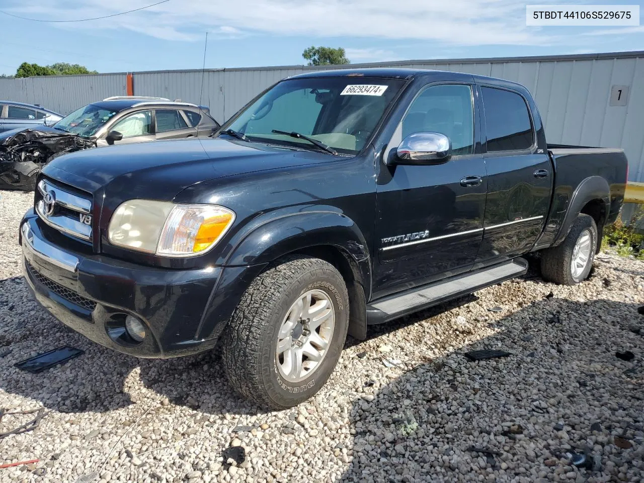 2006 Toyota Tundra Double Cab Sr5 VIN: 5TBDT44106S529675 Lot: 66293474