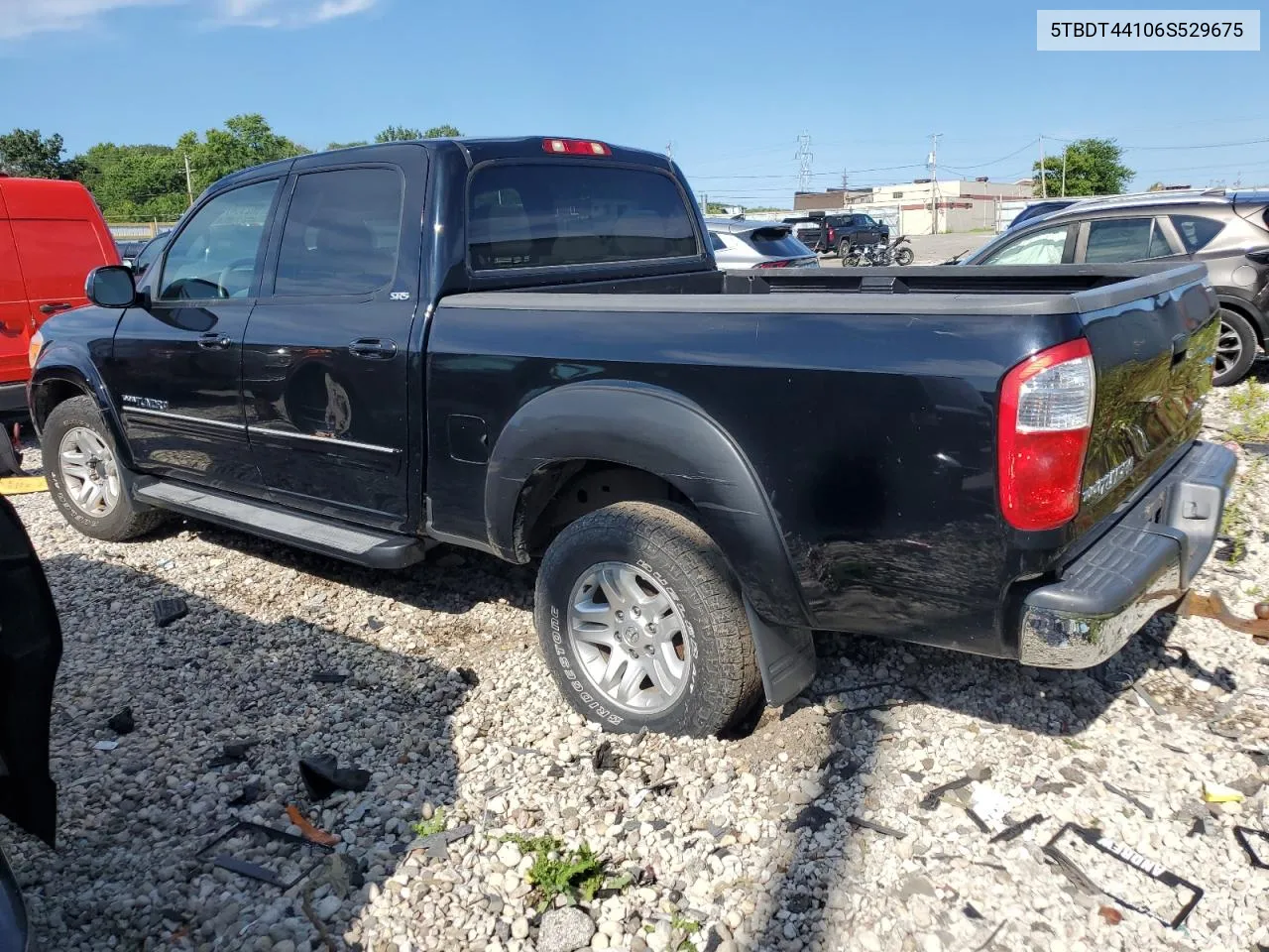 2006 Toyota Tundra Double Cab Sr5 VIN: 5TBDT44106S529675 Lot: 66293474