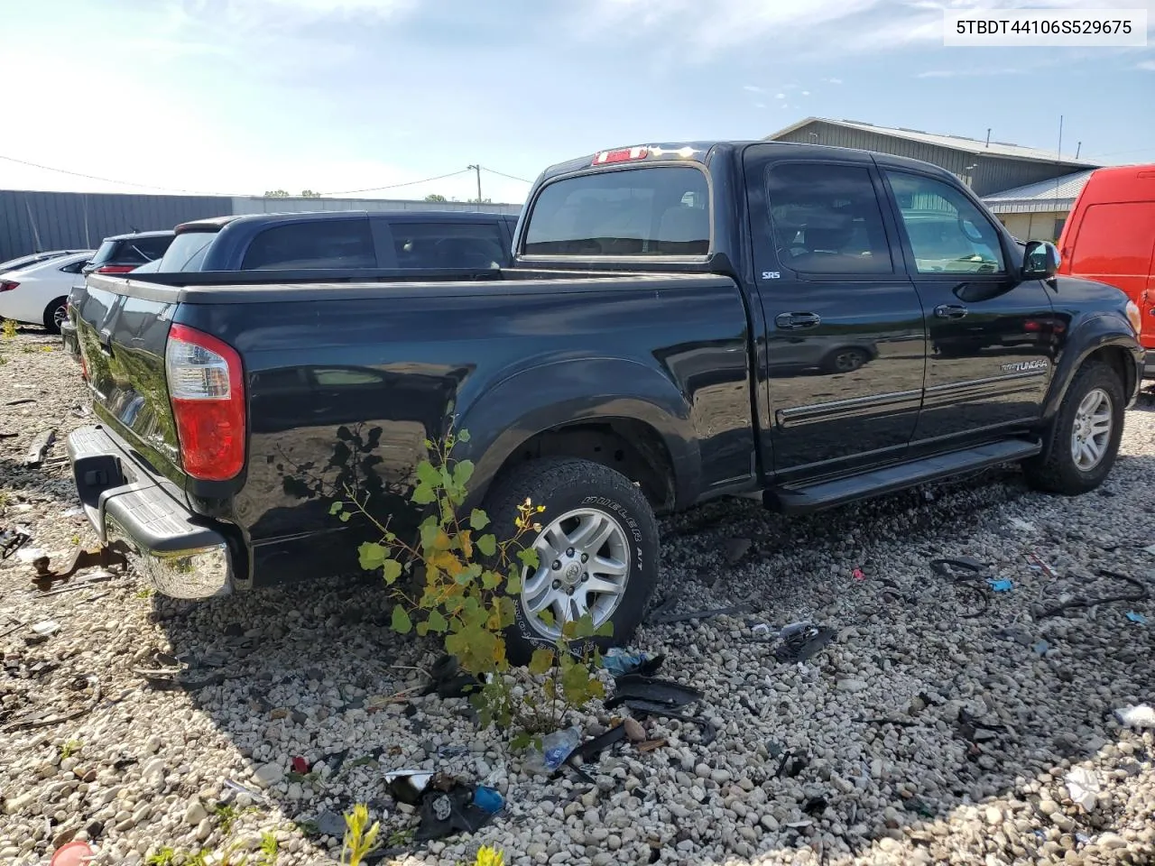 2006 Toyota Tundra Double Cab Sr5 VIN: 5TBDT44106S529675 Lot: 66293474