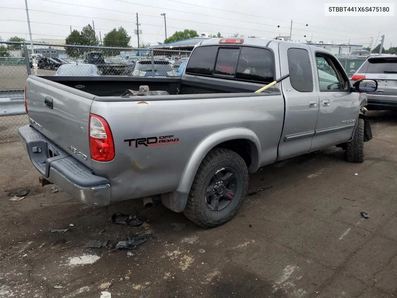 5TBBT441X6S475180 2006 Toyota Tundra Access Cab Sr5