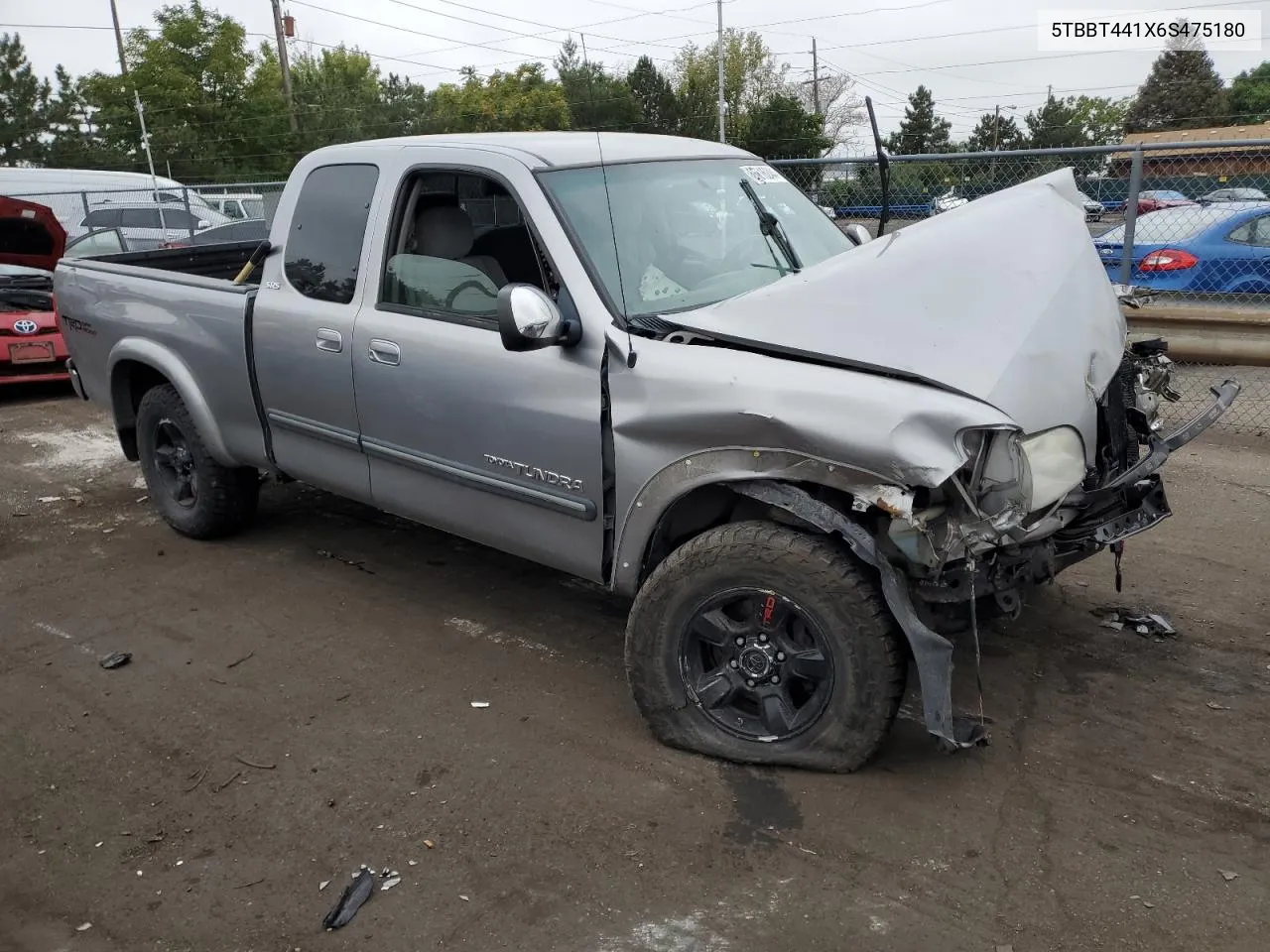 2006 Toyota Tundra Access Cab Sr5 VIN: 5TBBT441X6S475180 Lot: 66616244