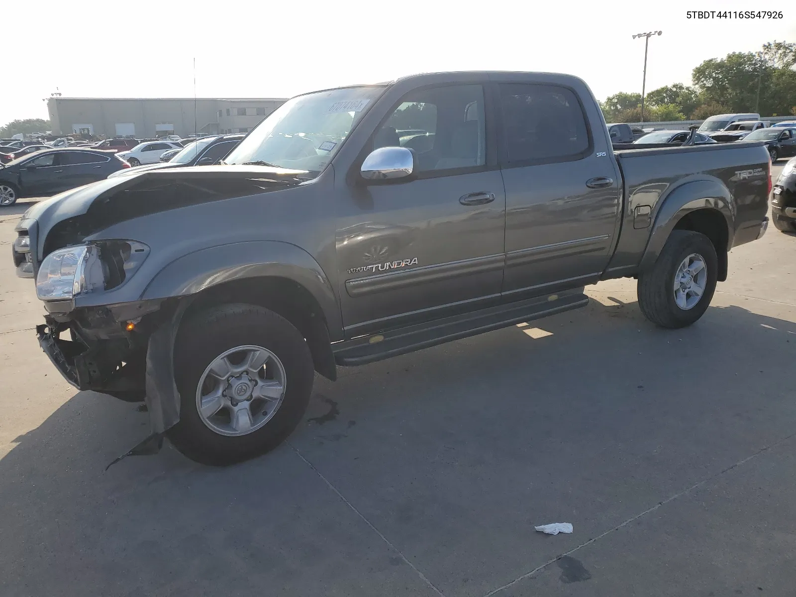 2006 Toyota Tundra Double Cab Sr5 VIN: 5TBDT44116S547926 Lot: 67074164