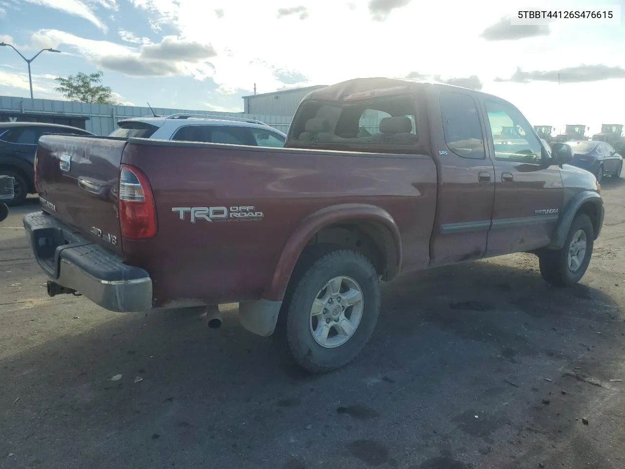 2006 Toyota Tundra Access Cab Sr5 VIN: 5TBBT44126S476615 Lot: 67480634