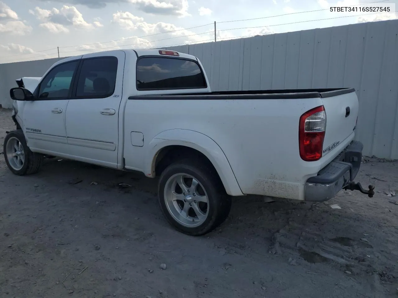 2006 Toyota Tundra Double Cab Sr5 VIN: 5TBET34116S527545 Lot: 67661114