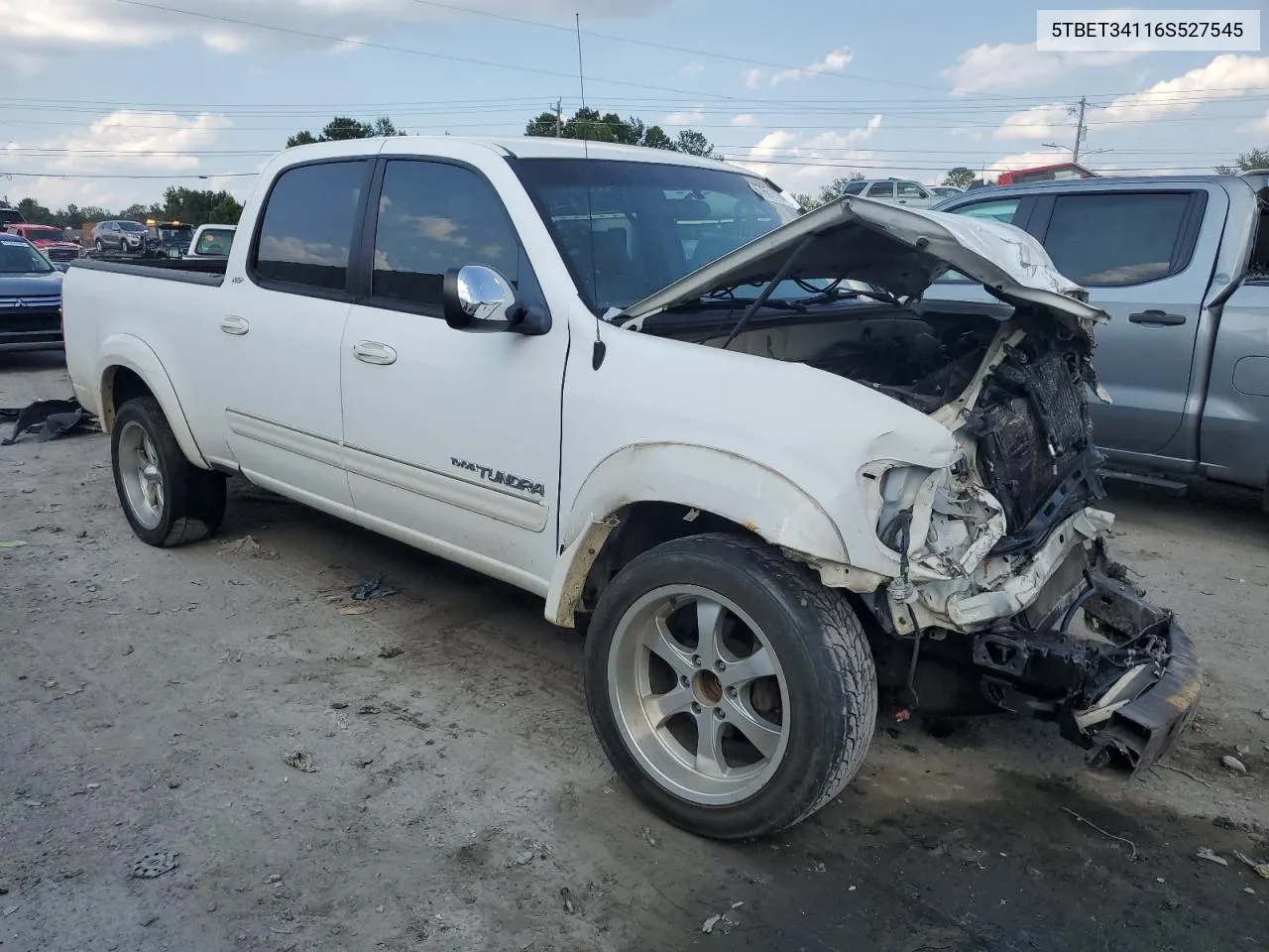 2006 Toyota Tundra Double Cab Sr5 VIN: 5TBET34116S527545 Lot: 67661114