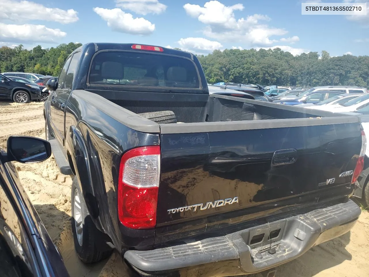 2006 Toyota Tundra Double Cab Limited VIN: 5TBDT48136S502710 Lot: 67743064