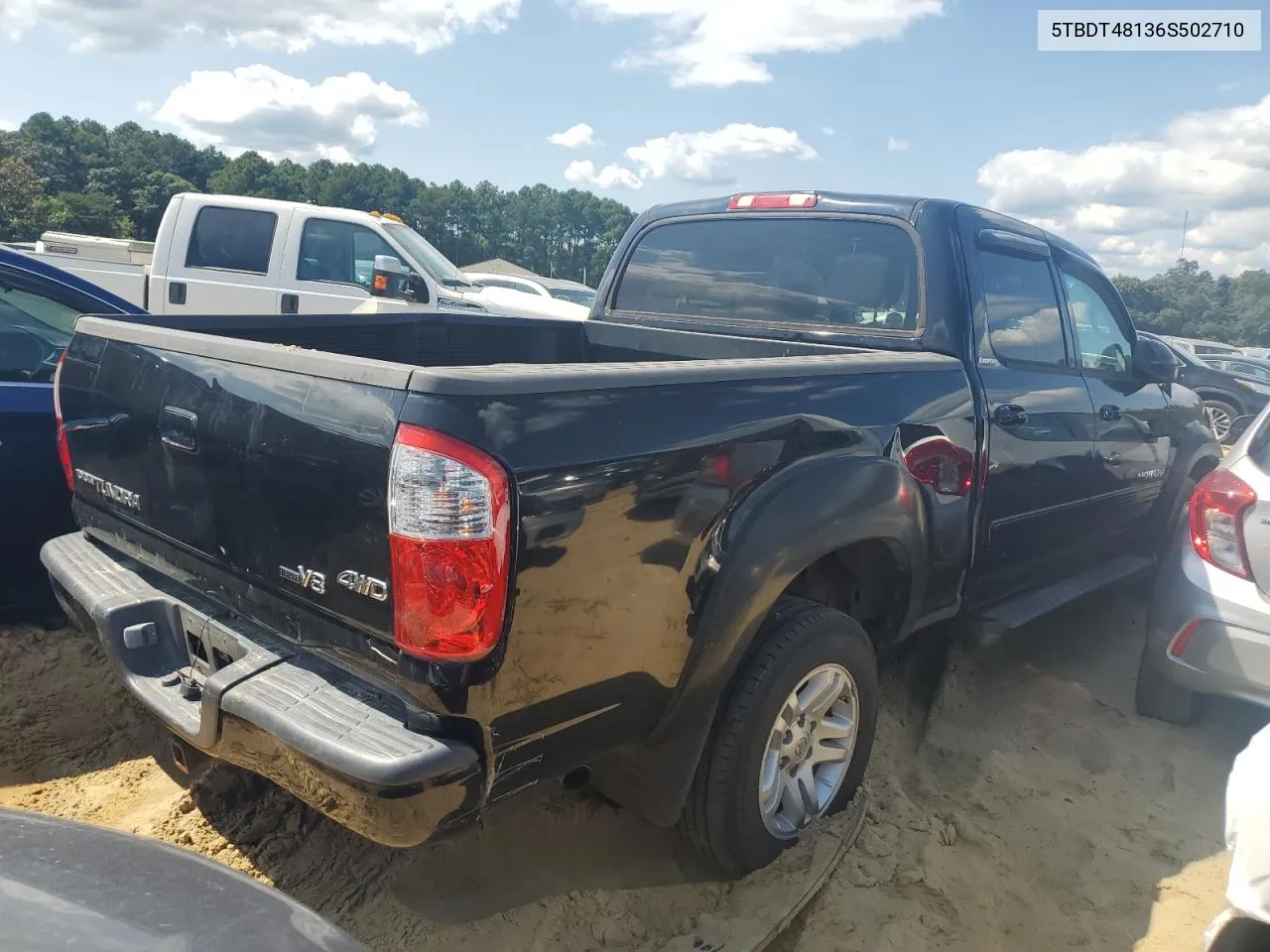 2006 Toyota Tundra Double Cab Limited VIN: 5TBDT48136S502710 Lot: 67743064