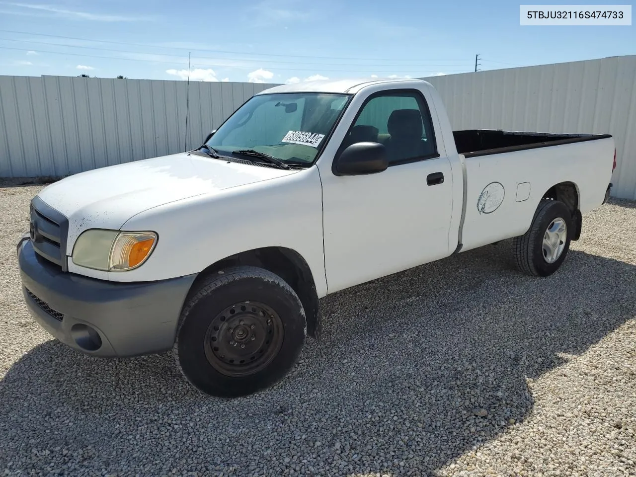 2006 Toyota Tundra VIN: 5TBJU32116S474733 Lot: 68056844