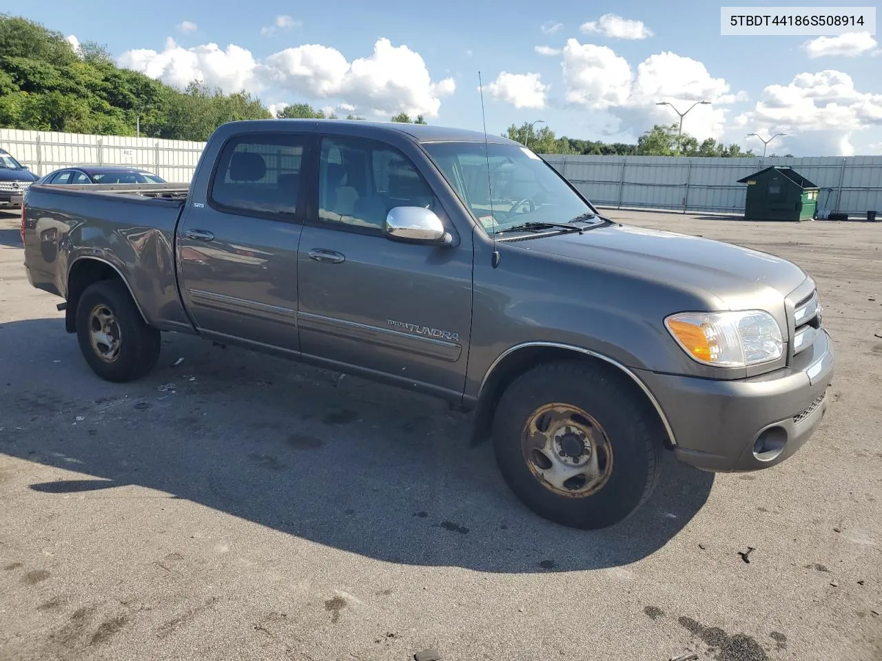 2006 Toyota Tundra Double Cab Sr5 VIN: 5TBDT44186S508914 Lot: 68179244