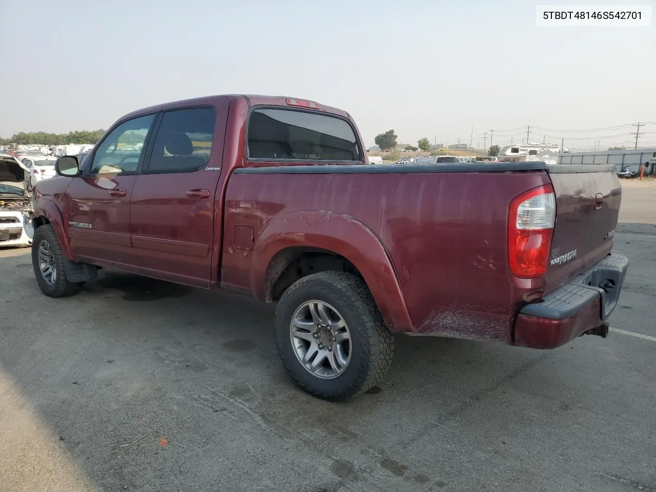 2006 Toyota Tundra Double Cab Limited VIN: 5TBDT48146S542701 Lot: 69173204