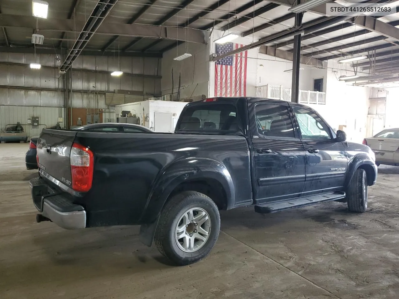 2006 Toyota Tundra Double Cab Sr5 VIN: 5TBDT44126S512683 Lot: 69187554