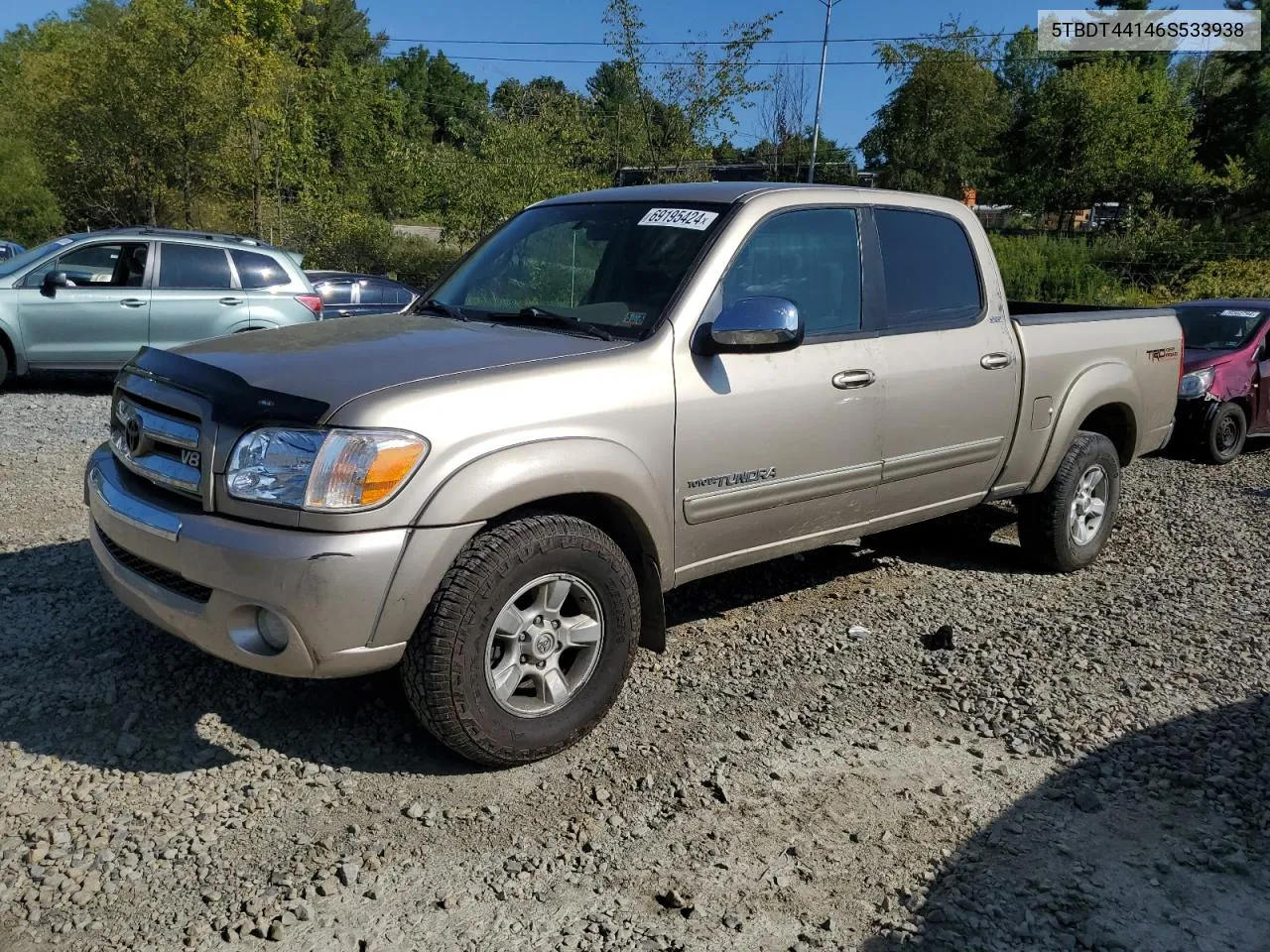 2006 Toyota Tundra Double Cab Sr5 VIN: 5TBDT44146S533938 Lot: 69195424