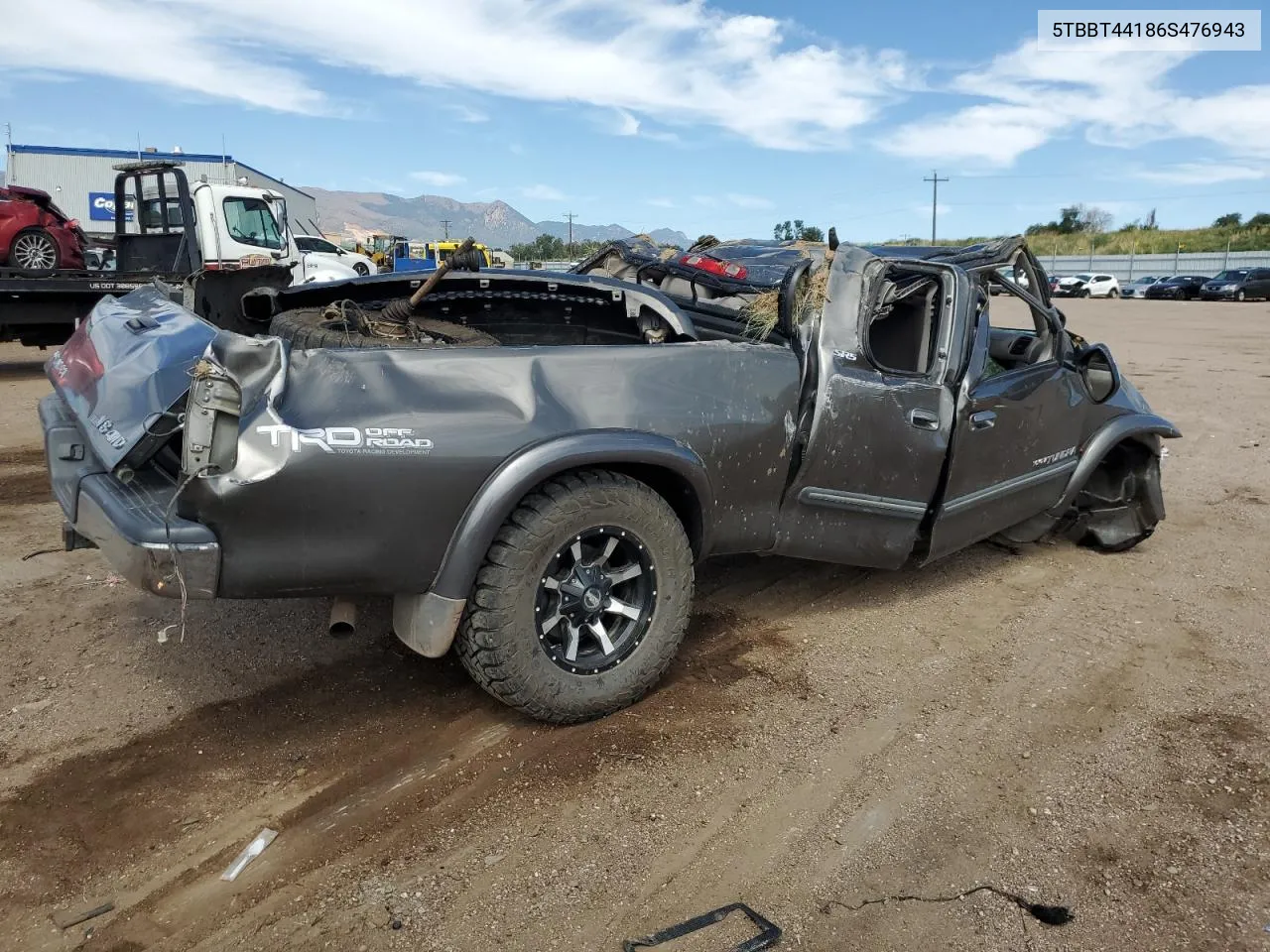 2006 Toyota Tundra Access Cab Sr5 VIN: 5TBBT44186S476943 Lot: 69528654