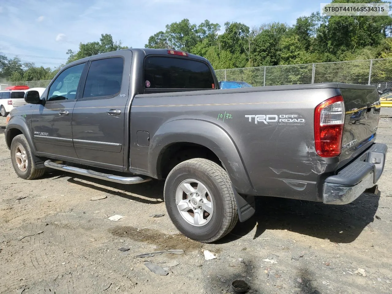 2006 Toyota Tundra Double Cab Sr5 VIN: 5TBDT44166S534315 Lot: 69703164