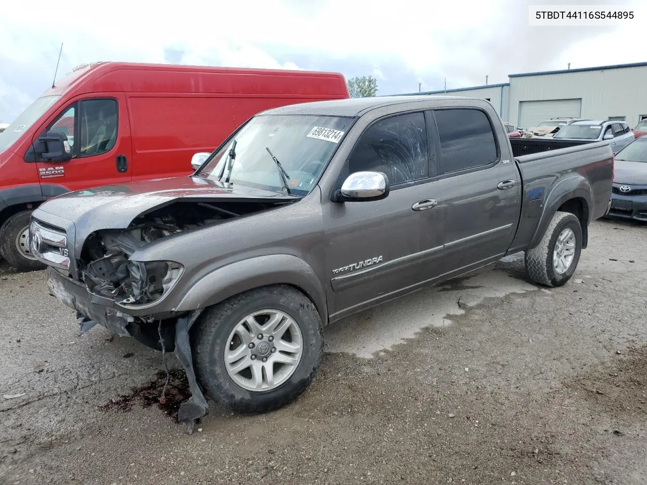 2006 Toyota Tundra Double Cab Sr5 VIN: 5TBDT44116S544895 Lot: 69813214