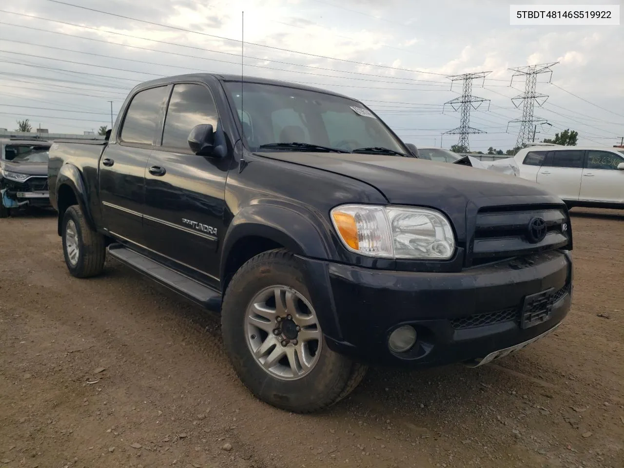 2006 Toyota Tundra Double Cab Limited VIN: 5TBDT48146S519922 Lot: 70196144