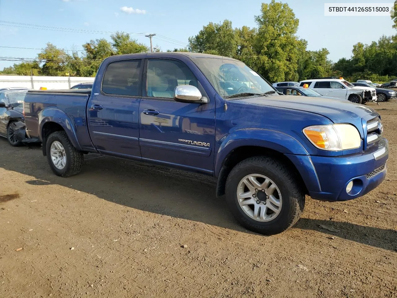 5TBDT44126S515003 2006 Toyota Tundra Double Cab Sr5