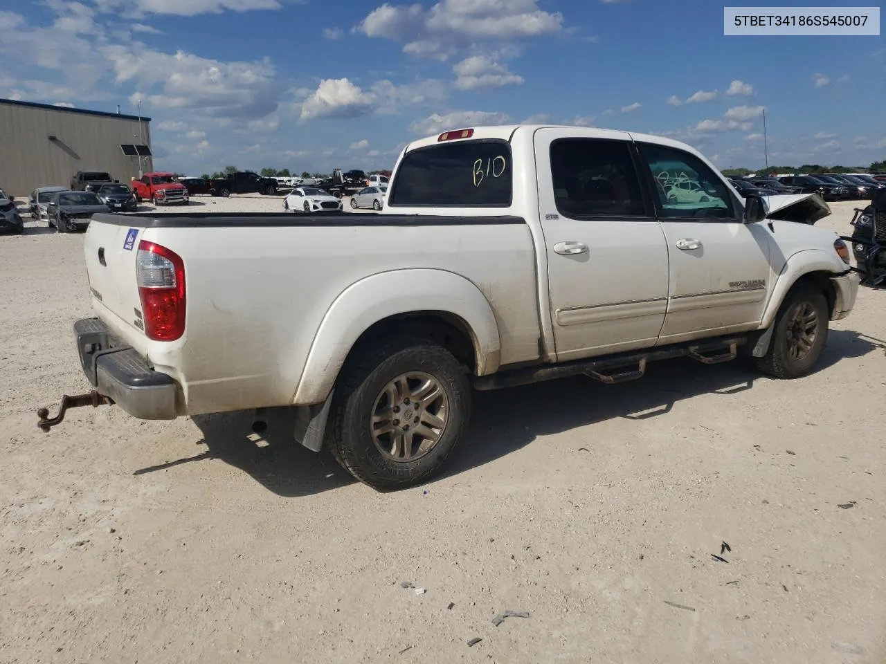 2006 Toyota Tundra Double Cab Sr5 VIN: 5TBET34186S545007 Lot: 70438124