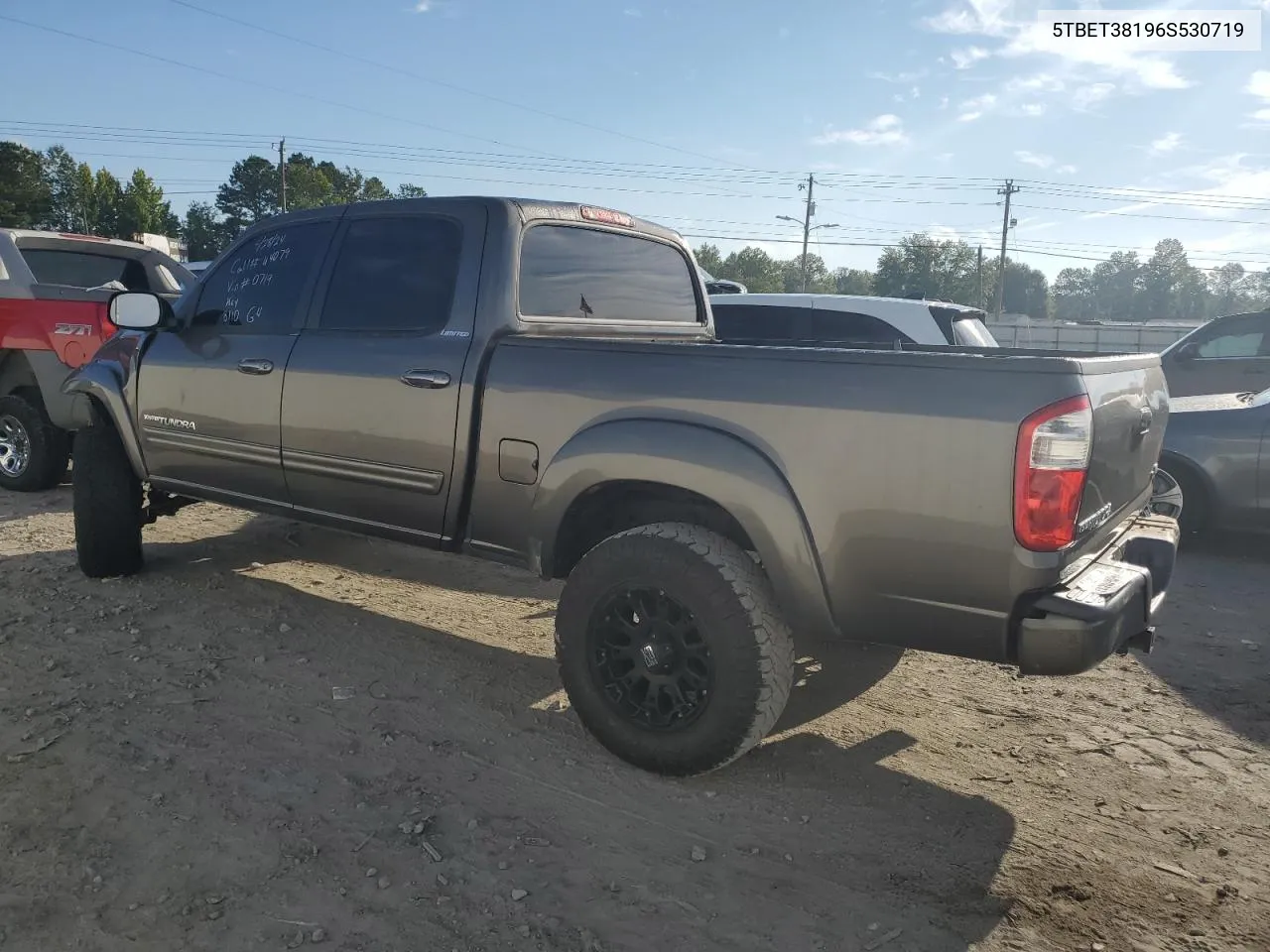 2006 Toyota Tundra Double Cab Limited VIN: 5TBET38196S530719 Lot: 70506444