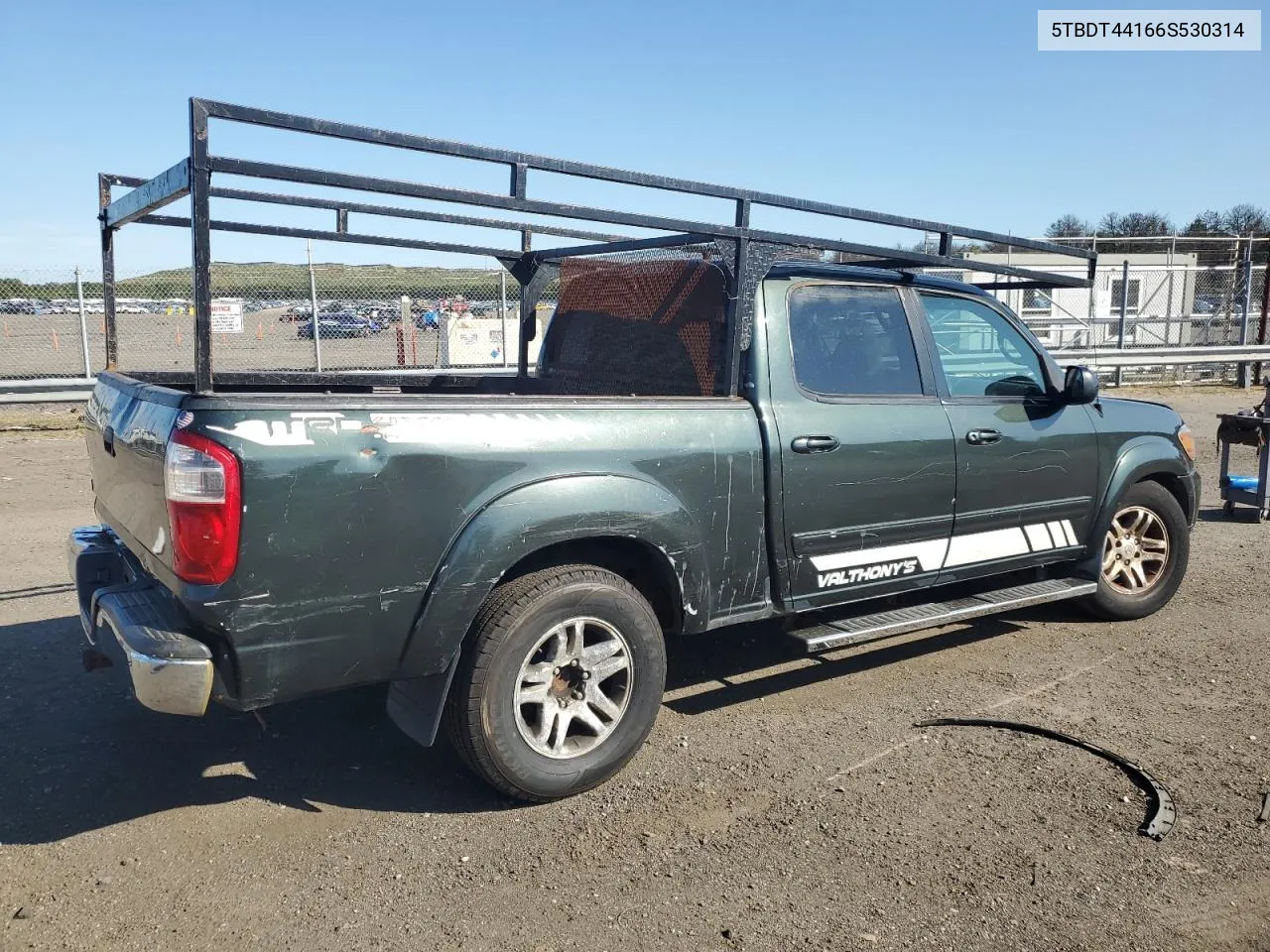 2006 Toyota Tundra Double Cab Sr5 VIN: 5TBDT44166S530314 Lot: 70584914