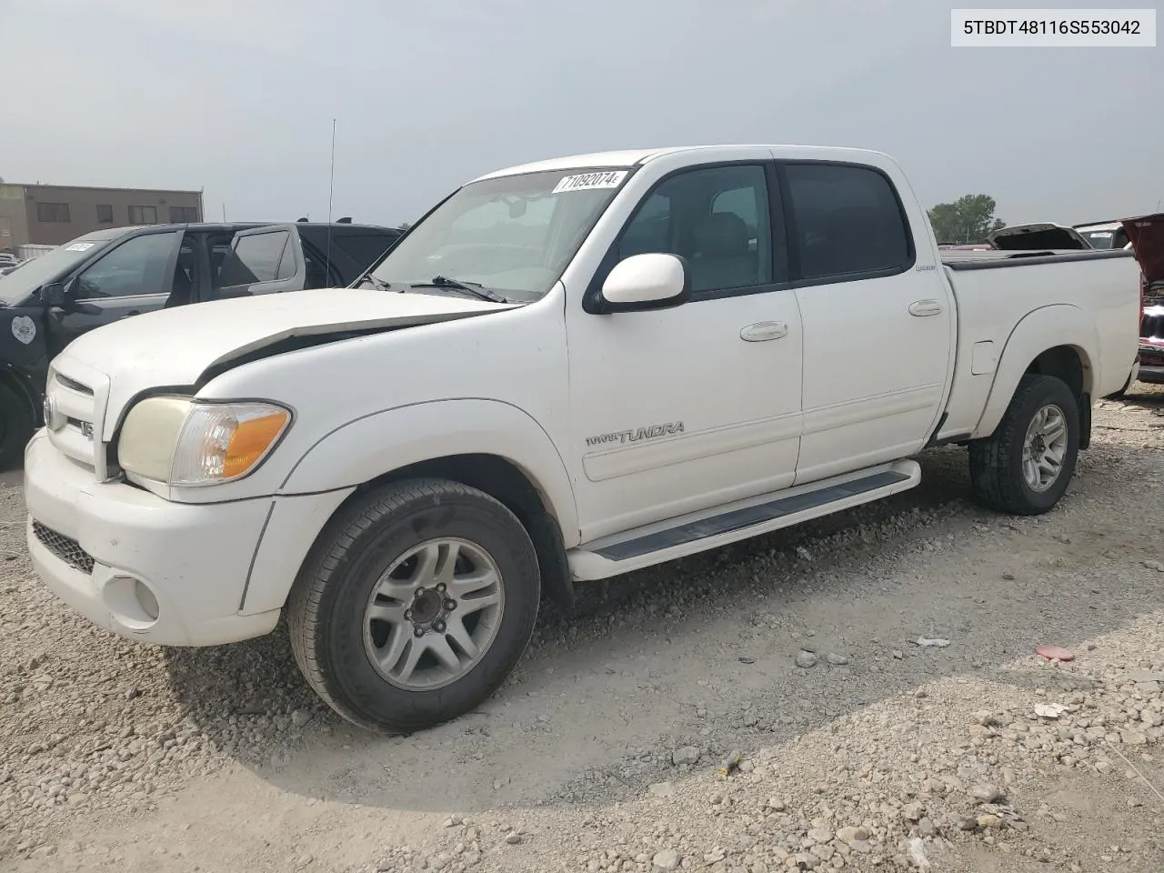 2006 Toyota Tundra Double Cab Limited VIN: 5TBDT48116S553042 Lot: 71092074