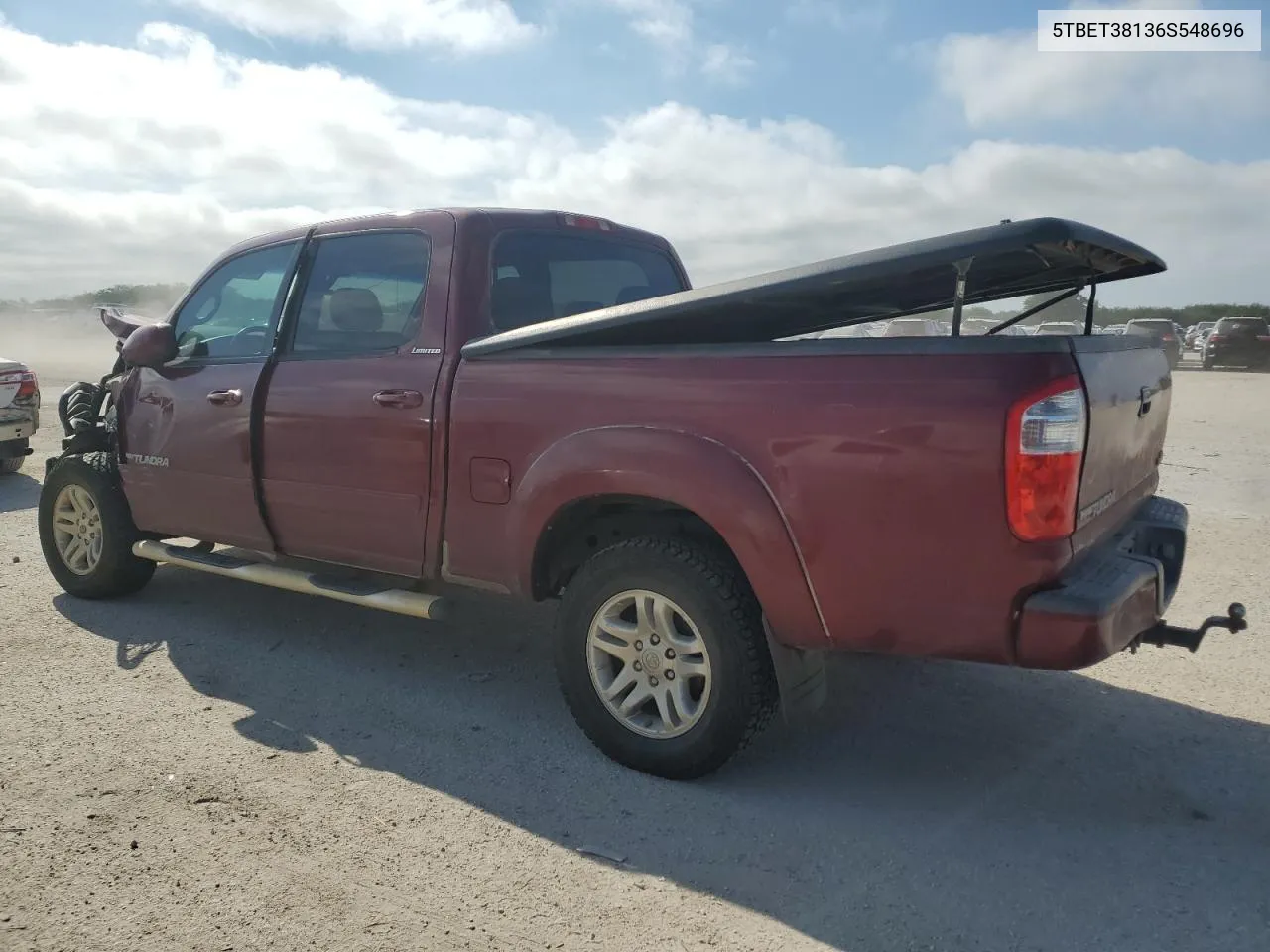 5TBET38136S548696 2006 Toyota Tundra Double Cab Limited