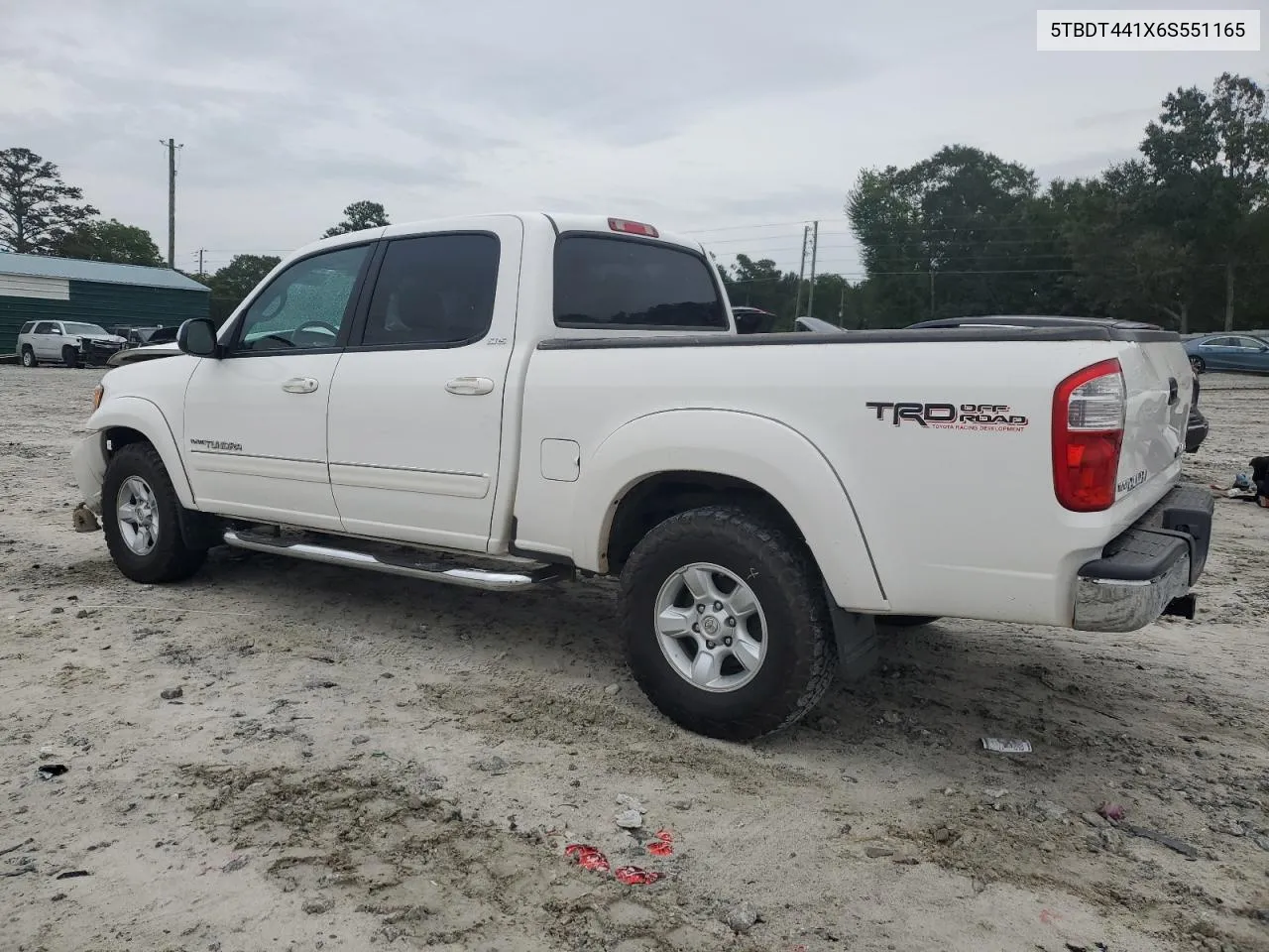 2006 Toyota Tundra Double Cab Sr5 VIN: 5TBDT441X6S551165 Lot: 71379414