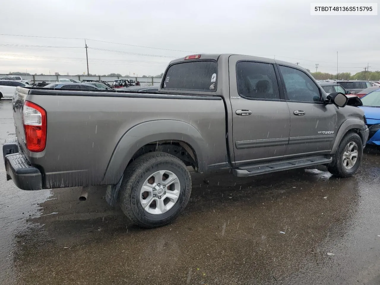 2006 Toyota Tundra Double Cab Limited VIN: 5TBDT48136S515795 Lot: 71395974