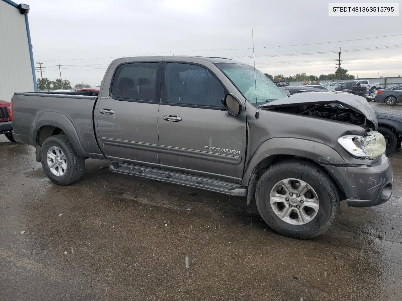 2006 Toyota Tundra Double Cab Limited VIN: 5TBDT48136S515795 Lot: 71395974