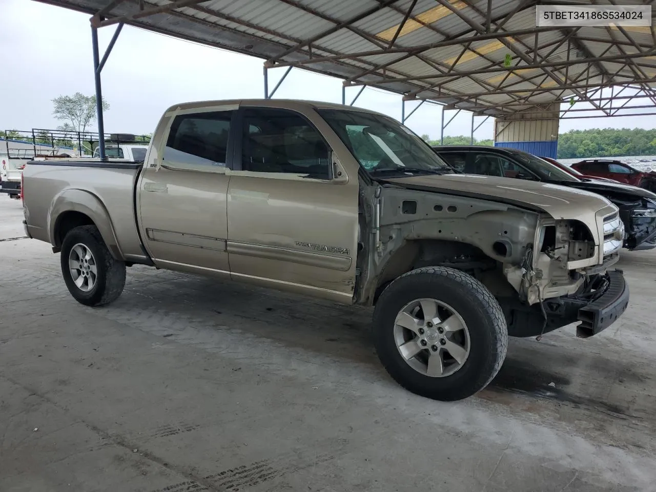 2006 Toyota Tundra Double Cab Sr5 VIN: 5TBET34186S534024 Lot: 71427574