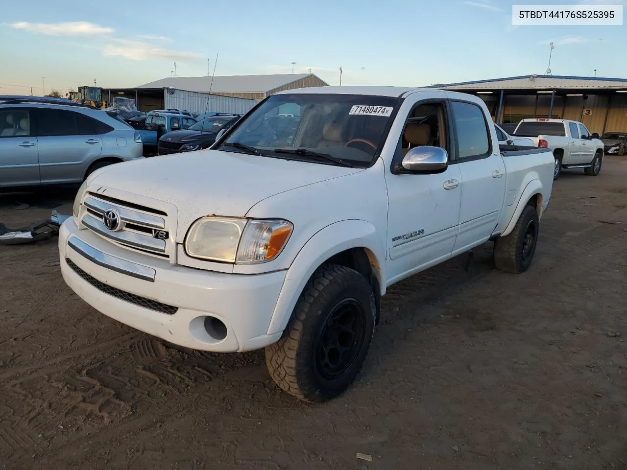 2006 Toyota Tundra Double Cab Sr5 VIN: 5TBDT44176S525395 Lot: 71480474